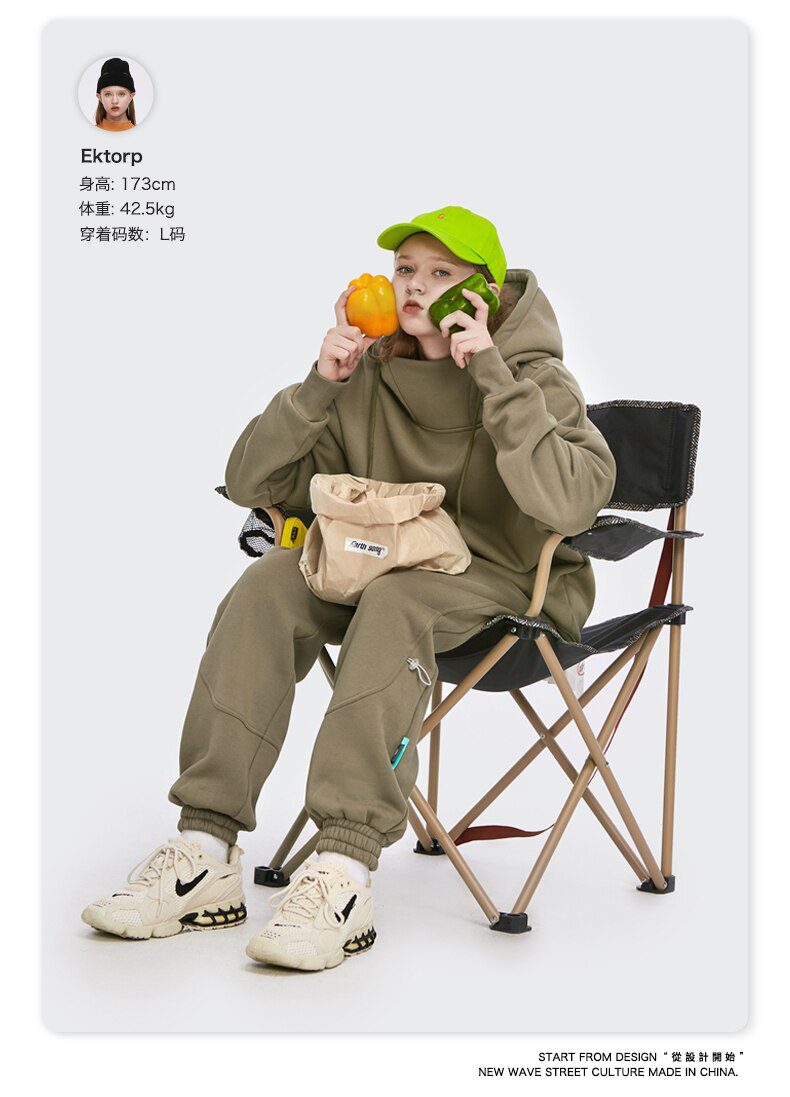 INFLATION Fleece Loose Fit Men Sweatpant In Pure Color 2020 Winter Elastic Waist Sweatpant Streetwear Men Outdoor Pants 3206W