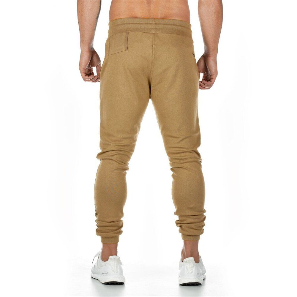 Joggers Sweatpants Men Casual Pants Solid Color Gyms Fitness Workout Sportswear Trousers Autumn Winter Male Crossfit Track Pants