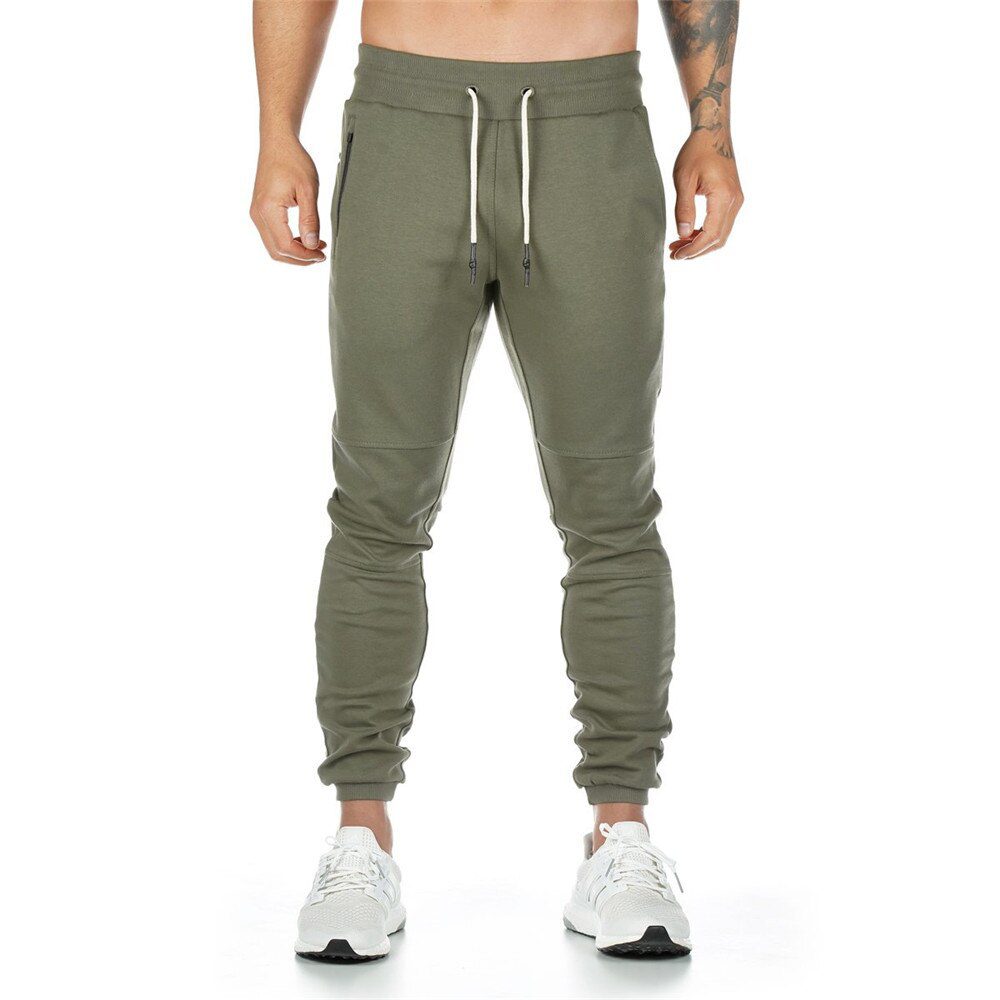 Joggers Sweatpants Men Casual Pants Solid Color Gyms Fitness Workout Sportswear Trousers Autumn Winter Male Crossfit Track Pants
