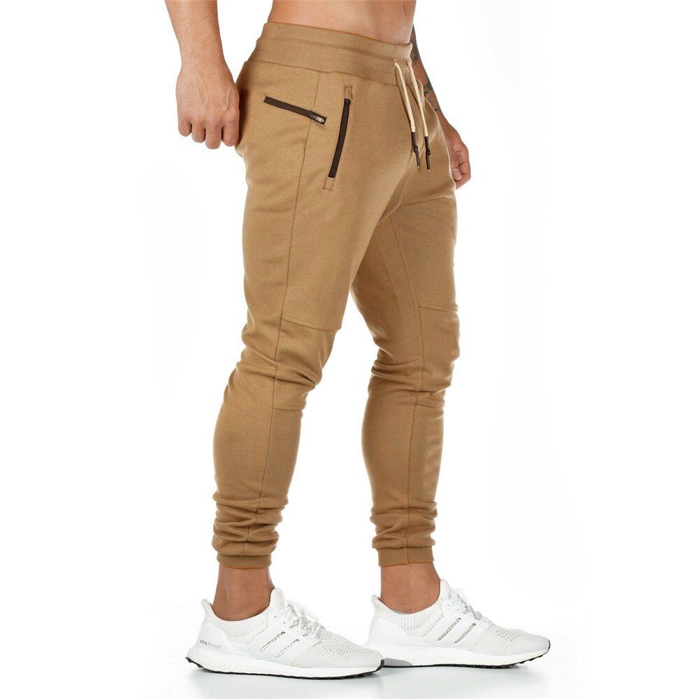 Joggers Sweatpants Men Casual Pants Solid Color Gyms Fitness Workout Sportswear Trousers Autumn Winter Male Crossfit Track Pants