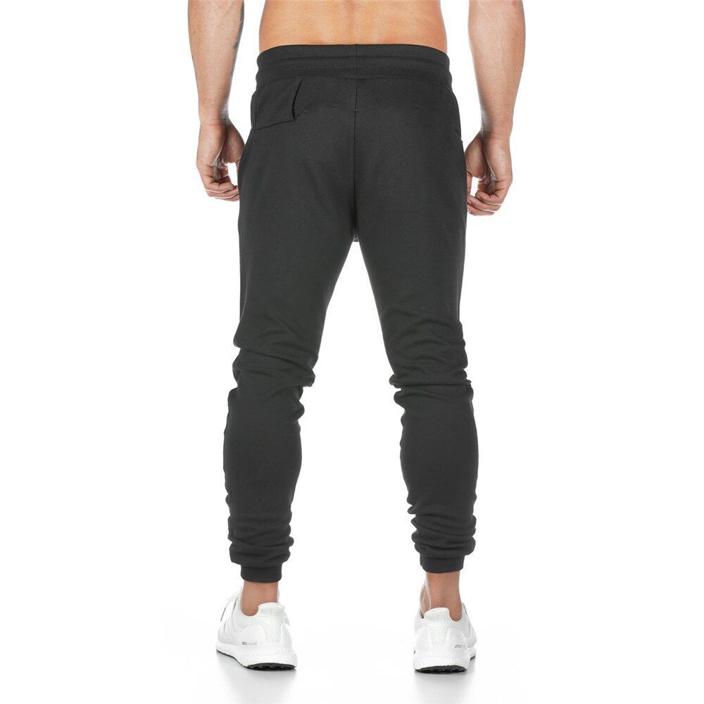 Joggers Sweatpants Men Casual Pants Solid Color Gyms Fitness Workout Sportswear Trousers Autumn Winter Male Crossfit Track Pants