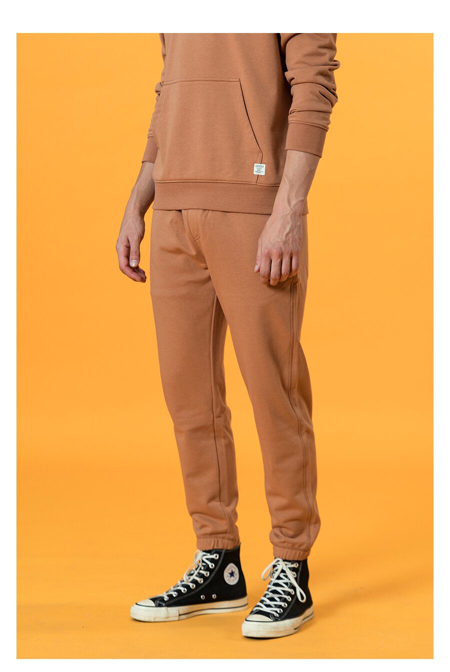 SIMWOOD 2021 Spring Winter New Jogger Pants Men Drawstring Trousers Casual Comfortable tracksuits plus size gym pants SJ130835