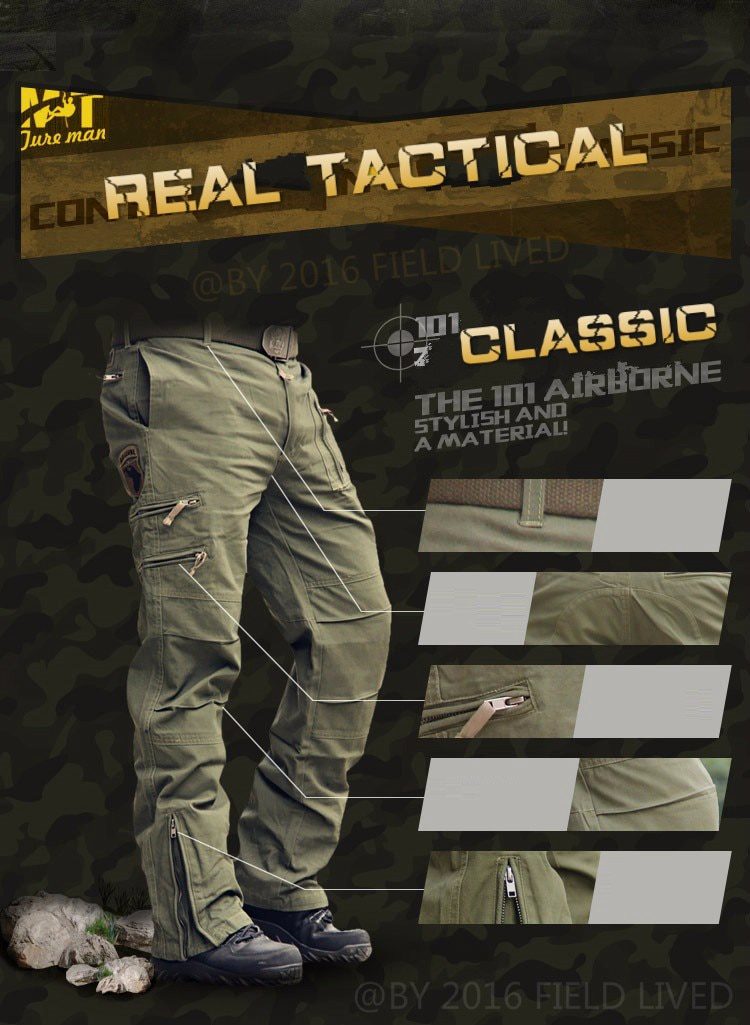Men's Cargo Pants Army Military Style Tactical Pants Male Camo Jogger Plus Size Cotton Many Pocket Men Camouflage Black Trousers