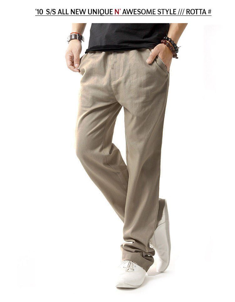 Brand New Men Cotton Linen Casual Pants Men's Solid Thin Breathable Joggers Sweatpants Plus Size M-XXXXL Straight Trousers Brand New Men Cotton Linen Casual Pants Men's Solid Thin Breathable Joggers Sweatpants Plus Size M-XXXXL Straight Trousers