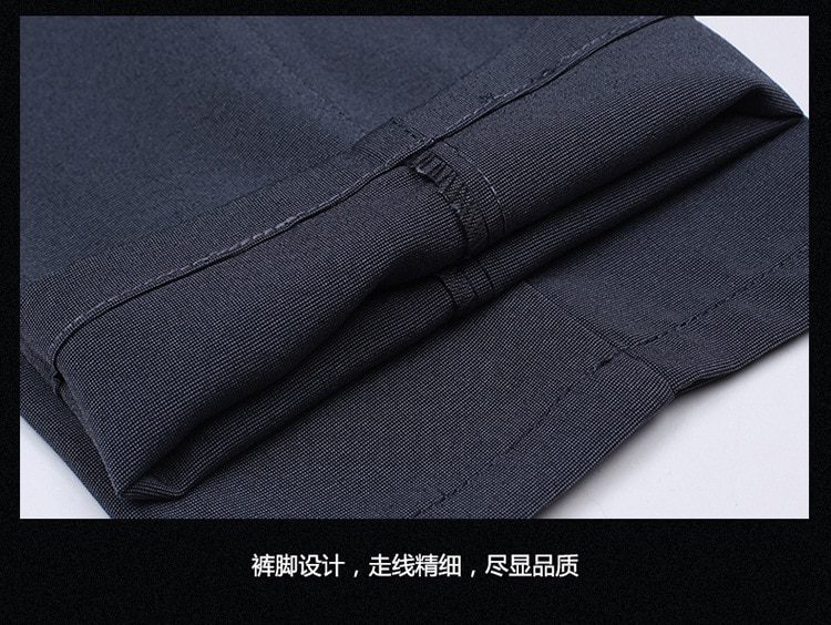 Spring summer Suit Pants For Men Loose Men Dress Pants Classic Straight Formal Mens Business Thin Linen Trousers Size 30-42