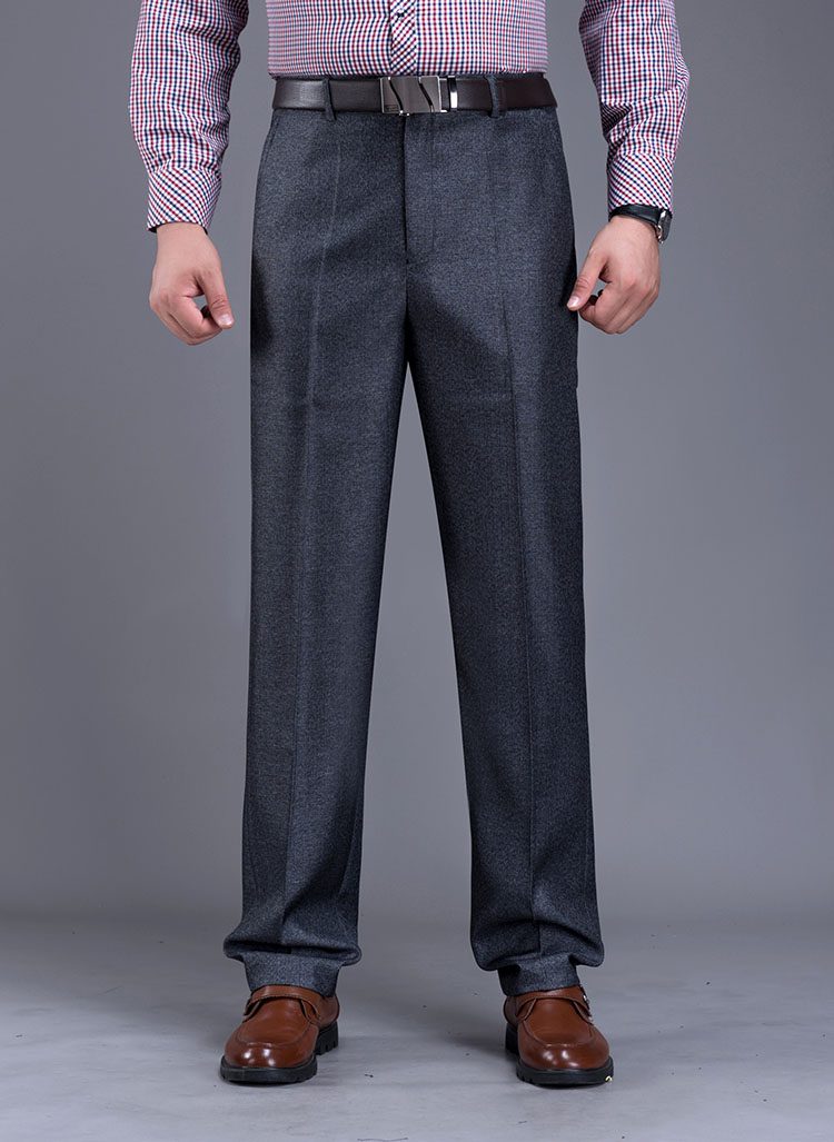 29-44 Men Business Suit Baggy Dress Pants Spring Autumn Male Casual Classic 8 Colors Regular Fit Office Formal Long Trousers