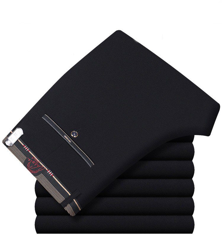 ICPANS Mens Suit Pants Autumn Men Dress Pants Straight Business Office Mens Formal Pants Big Size Classic Trousers Male