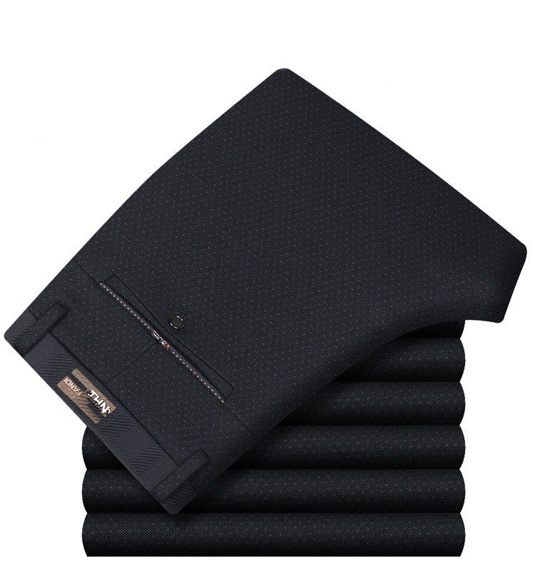 ICPANS Mens Suit Pants Autumn Men Dress Pants Straight Business Office Mens Formal Pants Big Size Classic Trousers Male