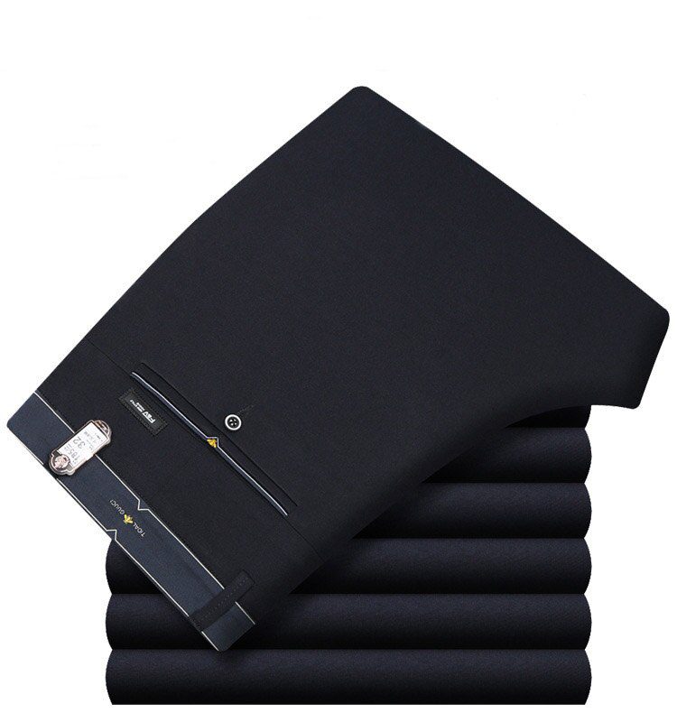 ICPANS Mens Suit Pants Autumn Men Dress Pants Straight Business Office Mens Formal Pants Big Size Classic Trousers Male