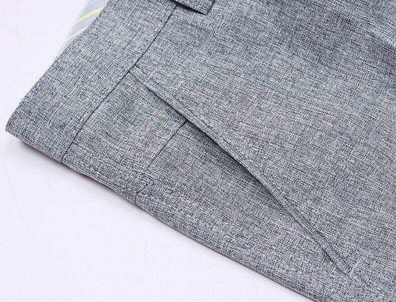 Summer Linen Business Casual Pants For Men Big Size Male Formal Classic Breathable 9 Colors Thin Office Suit Trousers For Mens Summer Linen Business Casual Pants For Men Big Size Male Formal Classic Breathable 9 Colors Thin Office Suit Trousers For Mens