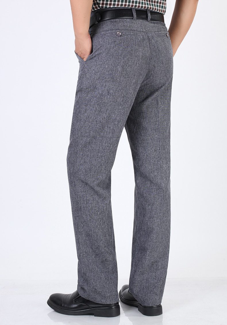 Summer Linen Business Casual Pants For Men Big Size Male Formal Classic Breathable 9 Colors Thin Office Suit Trousers For Mens Summer Linen Business Casual Pants For Men Big Size Male Formal Classic Breathable 9 Colors Thin Office Suit Trousers For Mens