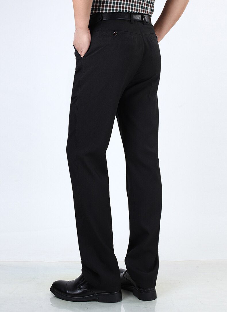 Summer Linen Business Casual Pants For Men Big Size Male Formal Classic Breathable 9 Colors Thin Office Suit Trousers For Mens Summer Linen Business Casual Pants For Men Big Size Male Formal Classic Breathable 9 Colors Thin Office Suit Trousers For Mens