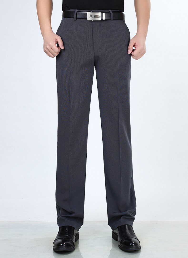 Summer Linen Business Casual Pants For Men Big Size Male Formal Classic Breathable 9 Colors Thin Office Suit Trousers For Mens Summer Linen Business Casual Pants For Men Big Size Male Formal Classic Breathable 9 Colors Thin Office Suit Trousers For Mens