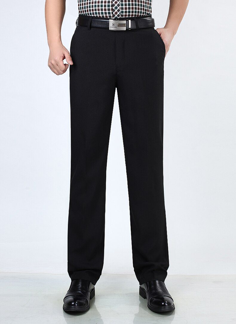 Summer Linen Business Casual Pants For Men Big Size Male Formal Classic Breathable 9 Colors Thin Office Suit Trousers For Mens Summer Linen Business Casual Pants For Men Big Size Male Formal Classic Breathable 9 Colors Thin Office Suit Trousers For Mens