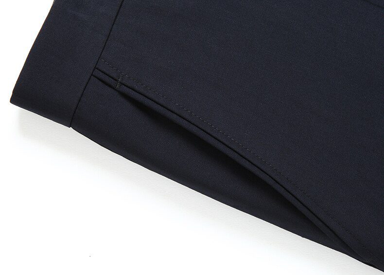 Summer Men Business Thin Silk Pants 29-56 Male Big Size Formal Classic Black Breathable Office Baggy Suit Trousers For Mens
