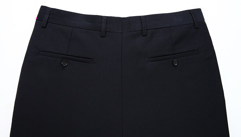 Summer Men Business Thin Silk Pants 29-56 Male Big Size Formal Classic Black Breathable Office Baggy Suit Trousers For Mens