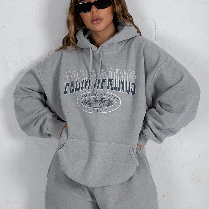 Letter Print Sweatshirt Vintage Women Hoodies Gray Cotton Warm Fleece Winter Pullovers 2020 Autumn New Casual Streetwear Girls Letter Print Sweatshirt Vintage Women Hoodies Gray Cotton Warm Fleece Winter Pullovers 2020 Autumn New Casual Streetwear Girls