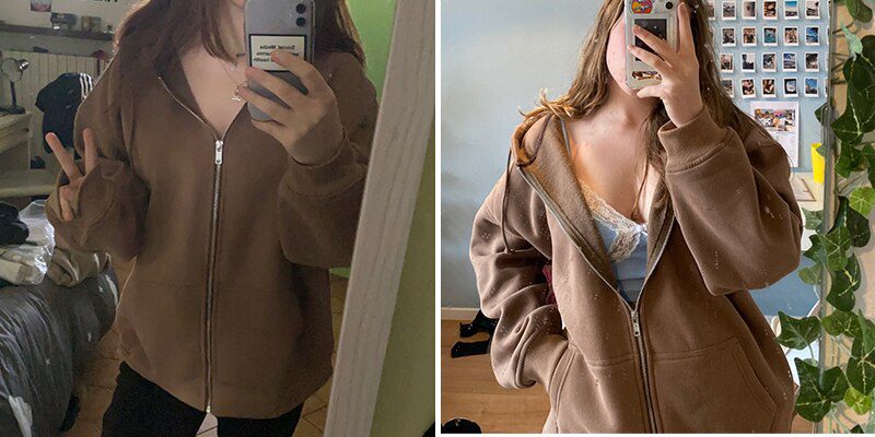 Oversize Girls Thick Hoodies 2021 Spring Fashion Ladies Streetwear Fleece Outfits Y2K Boyfriend Loose Hoodies Unisex Women Chic Oversize Girls Thick Hoodies 2021 Spring Fashion Ladies Streetwear Fleece Outfits Y2K Boyfriend Loose Hoodies Unisex Women Chic