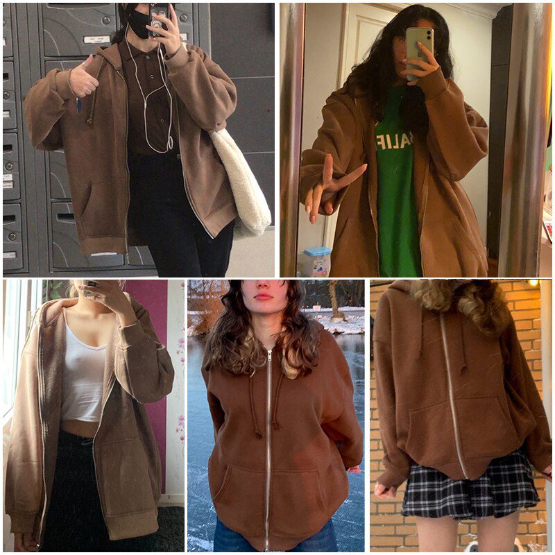 Oversize Girls Thick Hoodies 2021 Spring Fashion Ladies Streetwear Fleece Outfits Y2K Boyfriend Loose Hoodies Unisex Women Chic Oversize Girls Thick Hoodies 2021 Spring Fashion Ladies Streetwear Fleece Outfits Y2K Boyfriend Loose Hoodies Unisex Women Chic