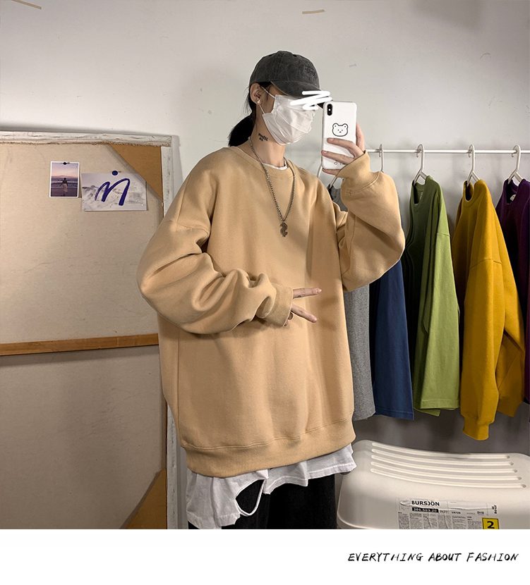 LEGIBLE 2021 Autumn Woman's Hoodies Oversize Female Loose Cotton Solid Thicken Warm Women Sweatshirts Lady Fashion Plus Size 5XL