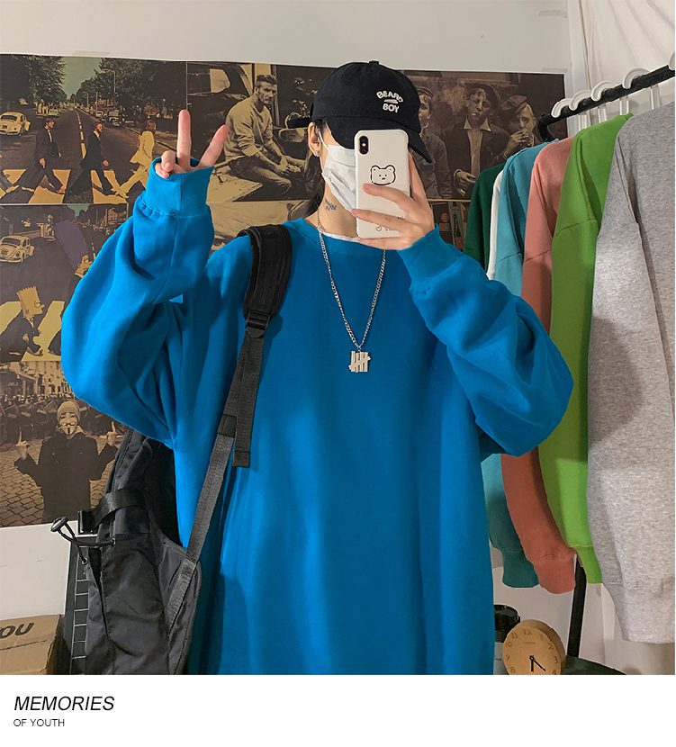 LEGIBLE 2021 Autumn Woman's Hoodies Oversize Female Loose Cotton Solid Thicken Warm Women Sweatshirts Lady Fashion Plus Size 5XL