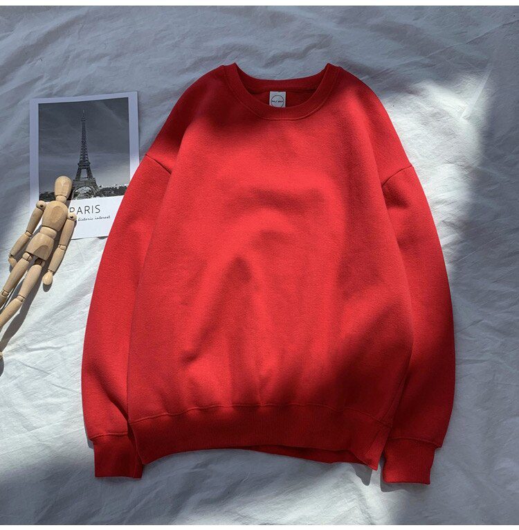 LEGIBLE 2021 Autumn Woman's Hoodies Oversize Female Loose Cotton Solid Thicken Warm Women Sweatshirts Lady Fashion Plus Size 5XL