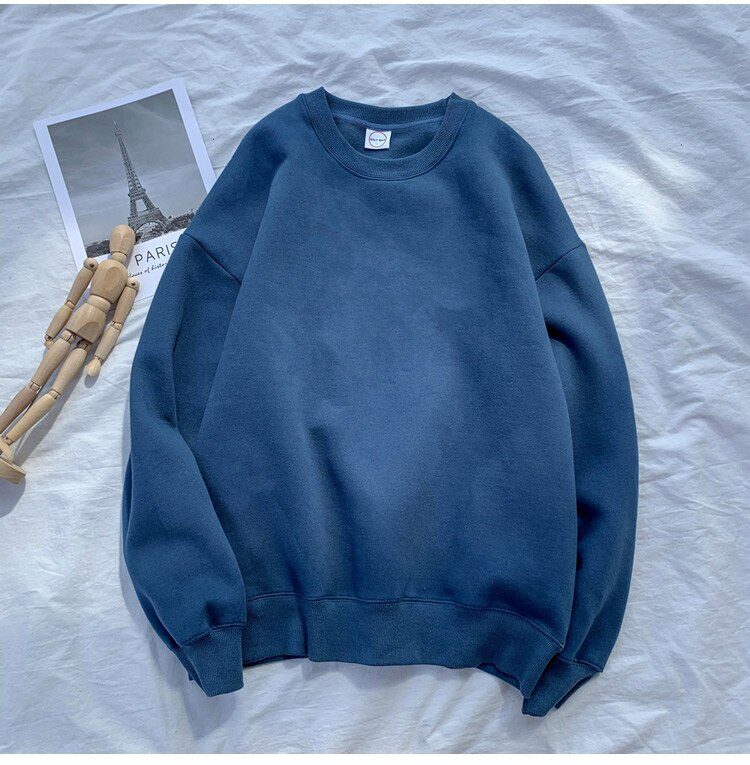 LEGIBLE 2021 Autumn Woman's Hoodies Oversize Female Loose Cotton Solid Thicken Warm Women Sweatshirts Lady Fashion Plus Size 5XL