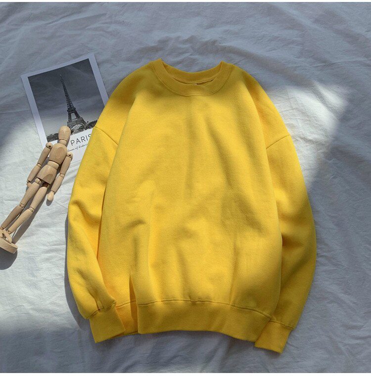 LEGIBLE 2021 Autumn Woman's Hoodies Oversize Female Loose Cotton Solid Thicken Warm Women Sweatshirts Lady Fashion Plus Size 5XL