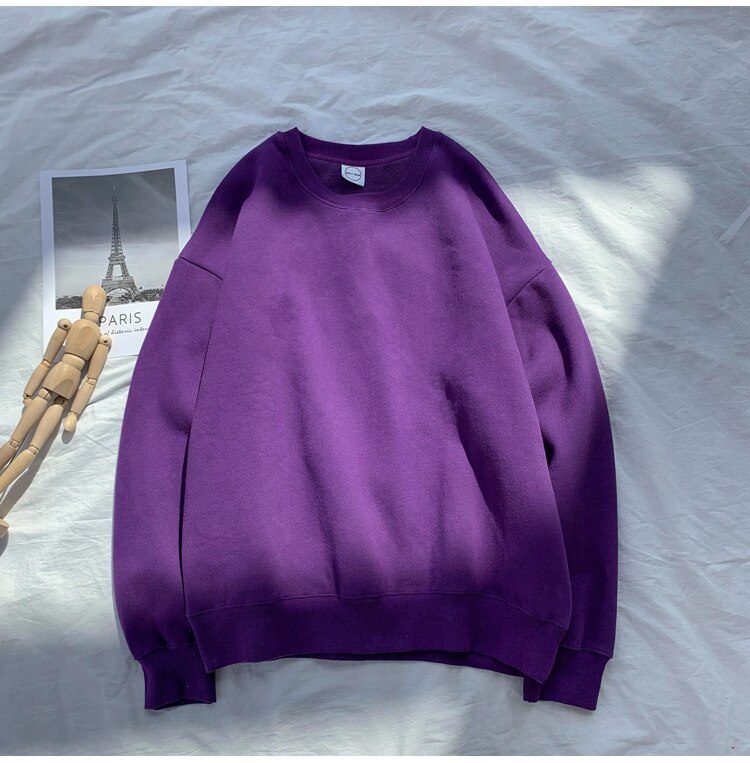 LEGIBLE 2021 Autumn Woman's Hoodies Oversize Female Loose Cotton Solid Thicken Warm Women Sweatshirts Lady Fashion Plus Size 5XL