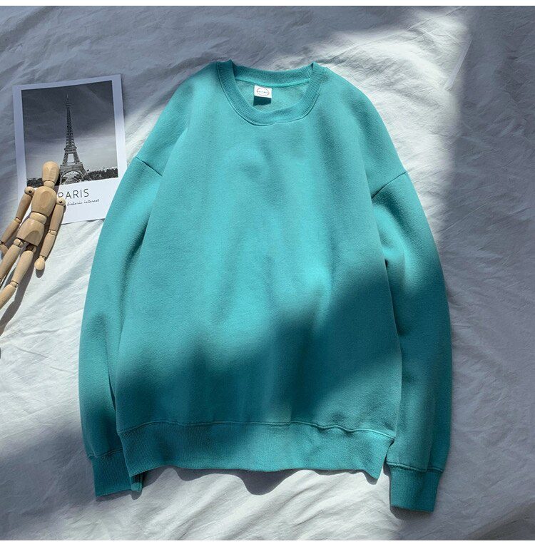 LEGIBLE 2021 Autumn Woman's Hoodies Oversize Female Loose Cotton Solid Thicken Warm Women Sweatshirts Lady Fashion Plus Size 5XL