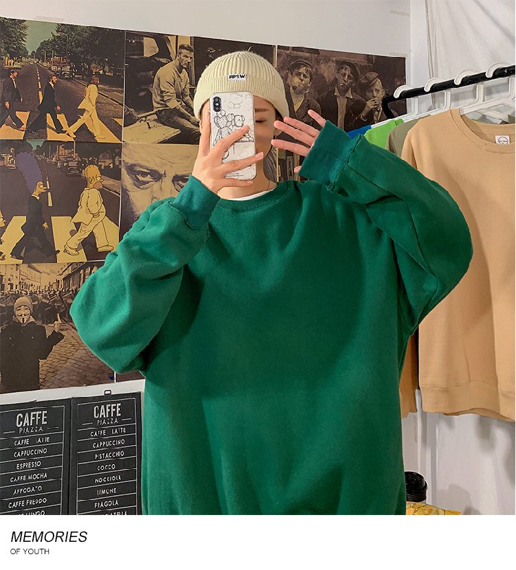 LEGIBLE 2021 Autumn Woman's Hoodies Oversize Female Loose Cotton Solid Thicken Warm Women Sweatshirts Lady Fashion Plus Size 5XL