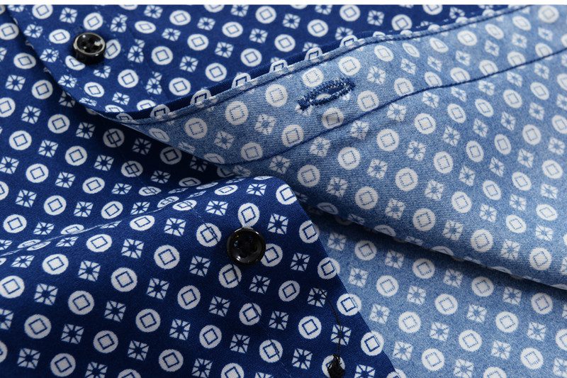 6XL 7XL 8XL 9XL 10XL Large Size Flower Print Men's Fashion Casual Long Sleeve Shirt 2021 Spring New Youth Brand Shirt 24 colors