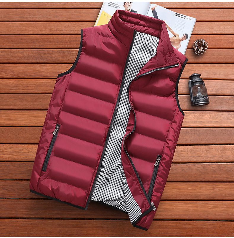 Brand Clothing Vest Jacket Mens New Autumn Warm Sleeveless Jacket Male Winter Casual Waistcoat Men Vest Plus Size Veste Homme