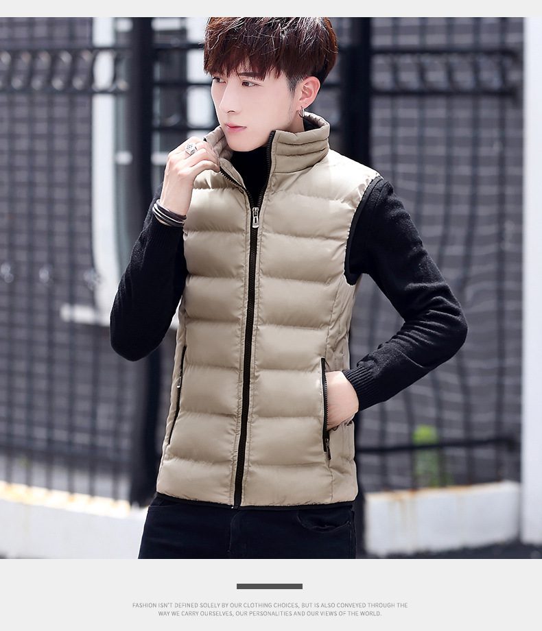 Brand Clothing Vest Jacket Mens New Autumn Warm Sleeveless Jacket Male Winter Casual Waistcoat Men Vest Plus Size Veste Homme