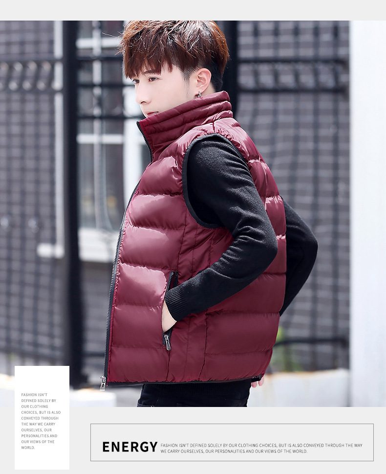 Brand Clothing Vest Jacket Mens New Autumn Warm Sleeveless Jacket Male Winter Casual Waistcoat Men Vest Plus Size Veste Homme