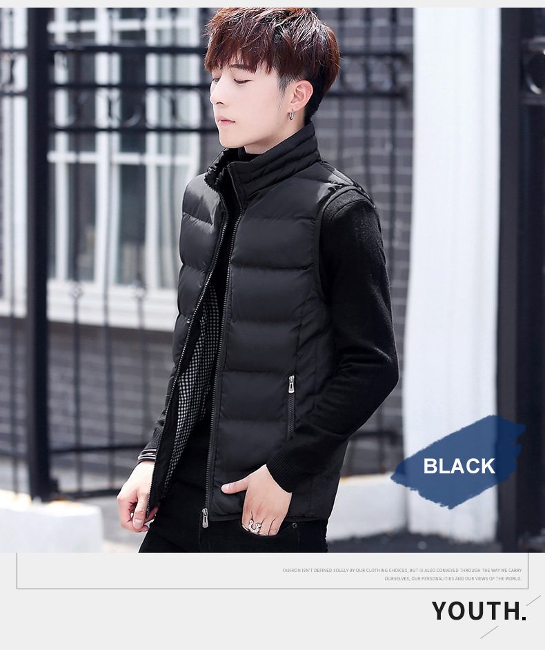 Brand Clothing Vest Jacket Mens New Autumn Warm Sleeveless Jacket Male Winter Casual Waistcoat Men Vest Plus Size Veste Homme
