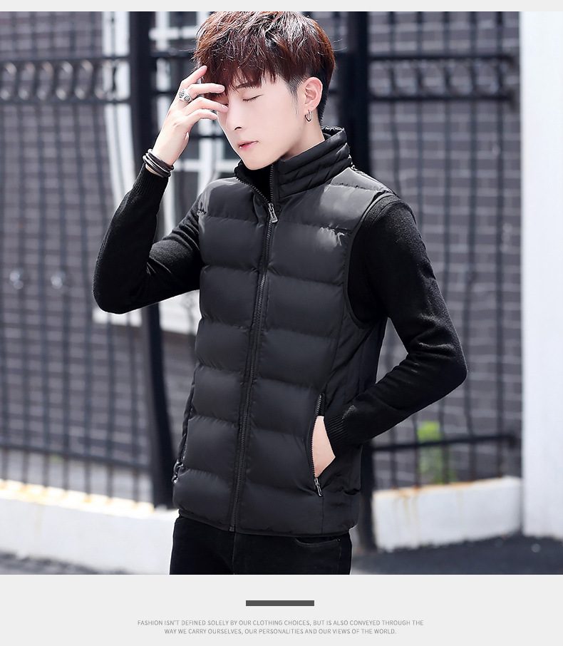 Brand Clothing Vest Jacket Mens New Autumn Warm Sleeveless Jacket Male Winter Casual Waistcoat Men Vest Plus Size Veste Homme