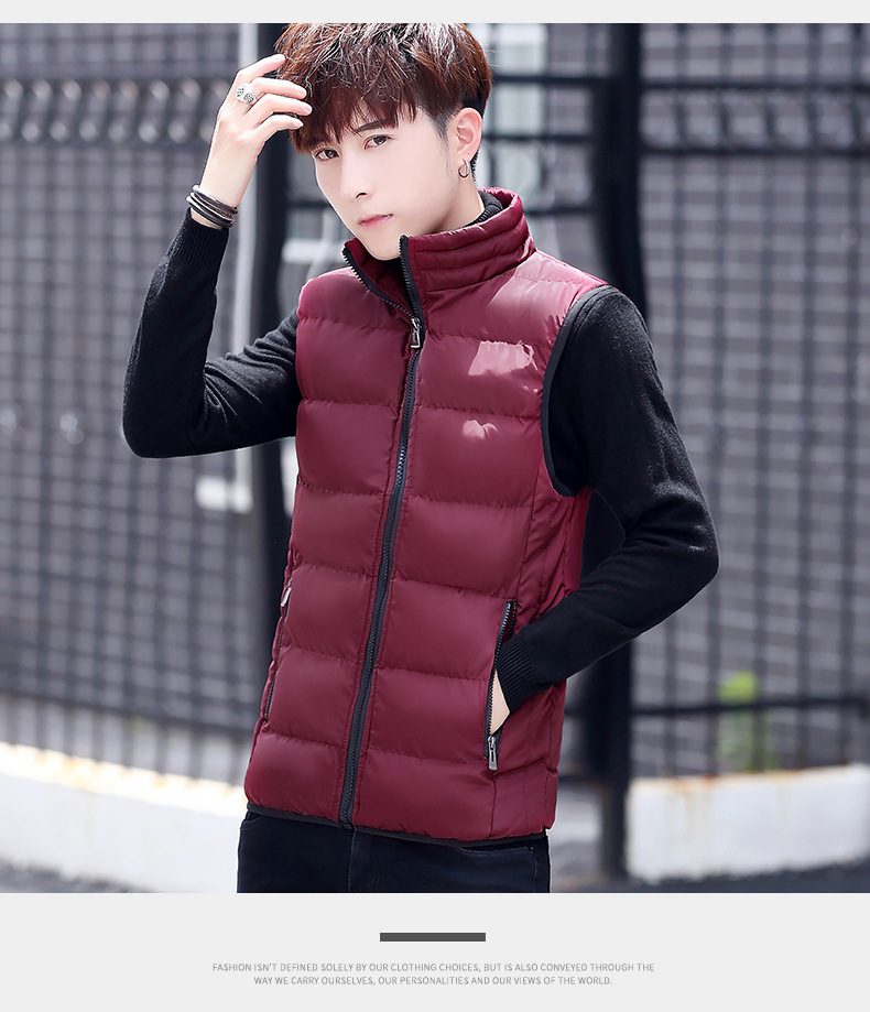 Brand Clothing Vest Jacket Mens New Autumn Warm Sleeveless Jacket Male Winter Casual Waistcoat Men Vest Plus Size Veste Homme