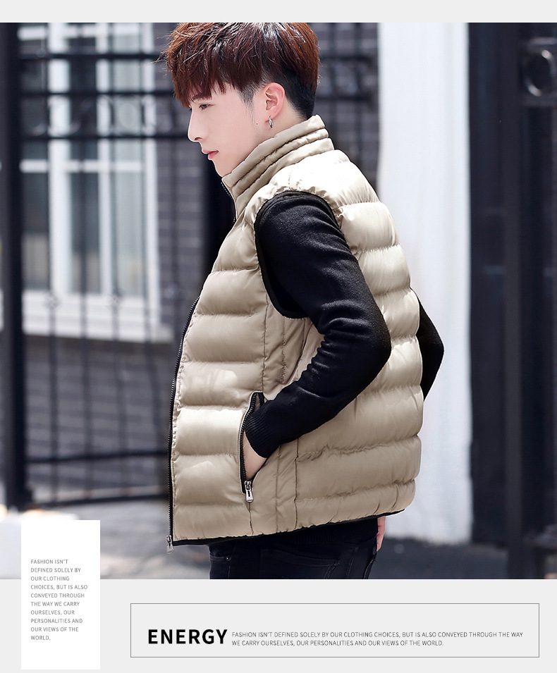 Brand Clothing Vest Jacket Mens New Autumn Warm Sleeveless Jacket Male Winter Casual Waistcoat Men Vest Plus Size Veste Homme