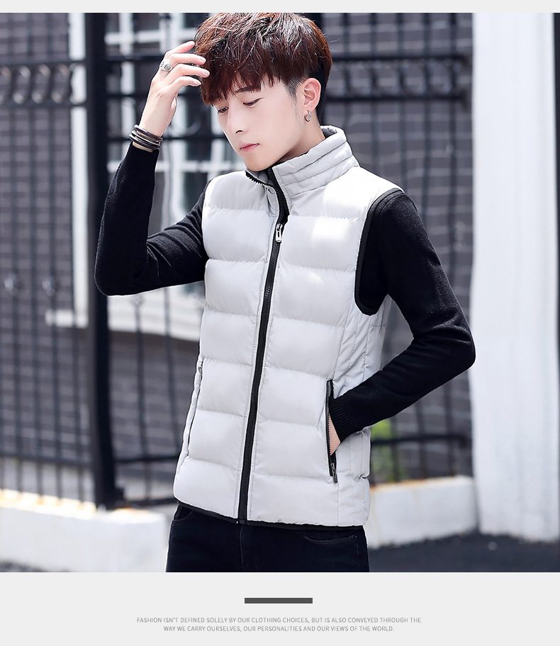 Brand Clothing Vest Jacket Mens New Autumn Warm Sleeveless Jacket Male Winter Casual Waistcoat Men Vest Plus Size Veste Homme