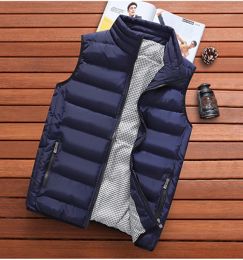 Brand Clothing Vest Jacket Mens New Autumn Warm Sleeveless Jacket Male Winter Casual Waistcoat Men Vest Plus Size Veste Homme