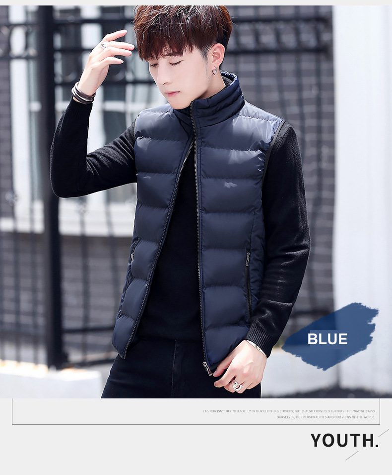 Brand Clothing Vest Jacket Mens New Autumn Warm Sleeveless Jacket Male Winter Casual Waistcoat Men Vest Plus Size Veste Homme