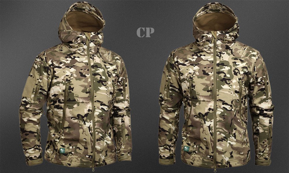 Mege Brand Clothing Autumn Men's Military Camouflage Fleece Jacket Army Tactical Clothing Multicam Male Camouflage Windbreakers