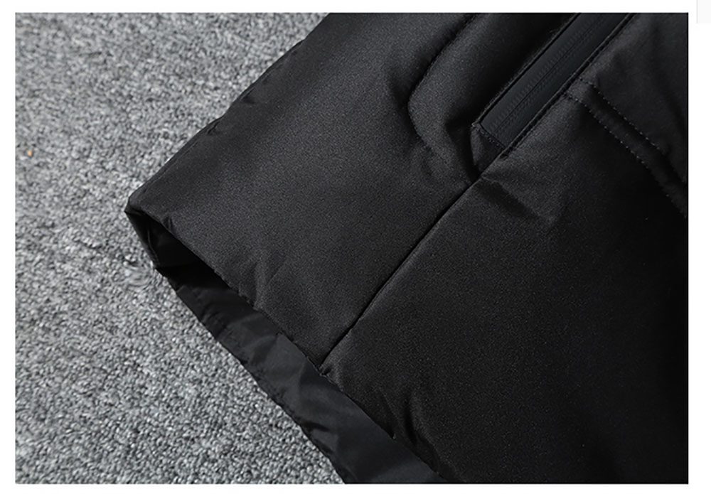 Winter Warm Men Jacket Coat Casual Autumn Stand Collar Puffer Thick Hat White Duck Parka Male Men's Winter Down Jacket With Hood