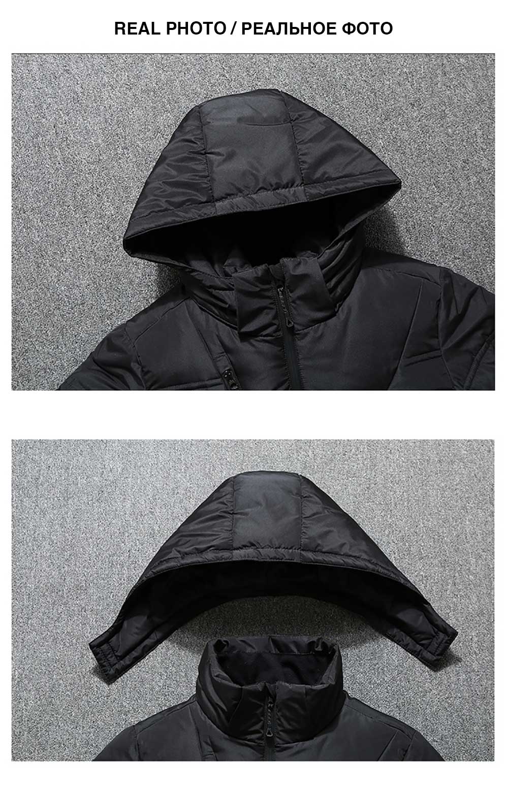 Winter Warm Men Jacket Coat Casual Autumn Stand Collar Puffer Thick Hat White Duck Parka Male Men's Winter Down Jacket With Hood
