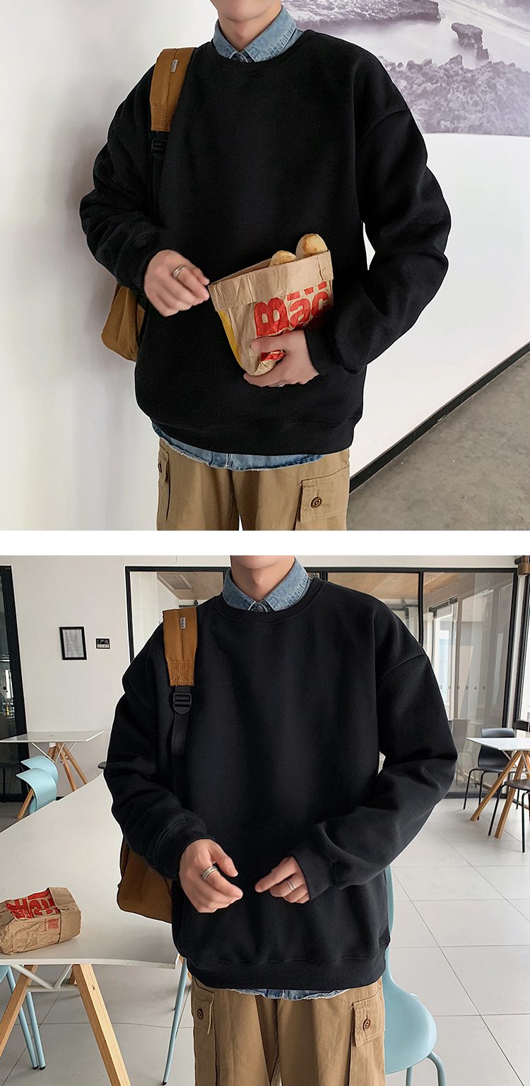 Hoodies Sweatshirts Men Streetwear Solid Pullover Sweatshirt Hoodies Men New 2021 Spring Autumn Sweatshirt Men