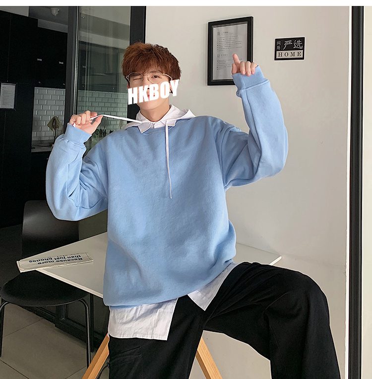 Hoodies Sweatshirts Men Streetwear Solid Pullover Sweatshirt Hoodies Men New 2021 Spring Autumn Sweatshirt Men