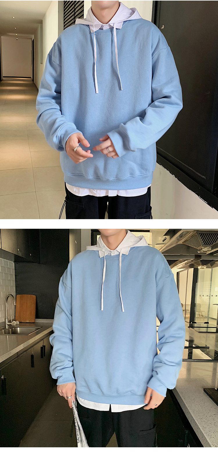 Hoodies Sweatshirts Men Streetwear Solid Pullover Sweatshirt Hoodies Men New 2021 Spring Autumn Sweatshirt Men