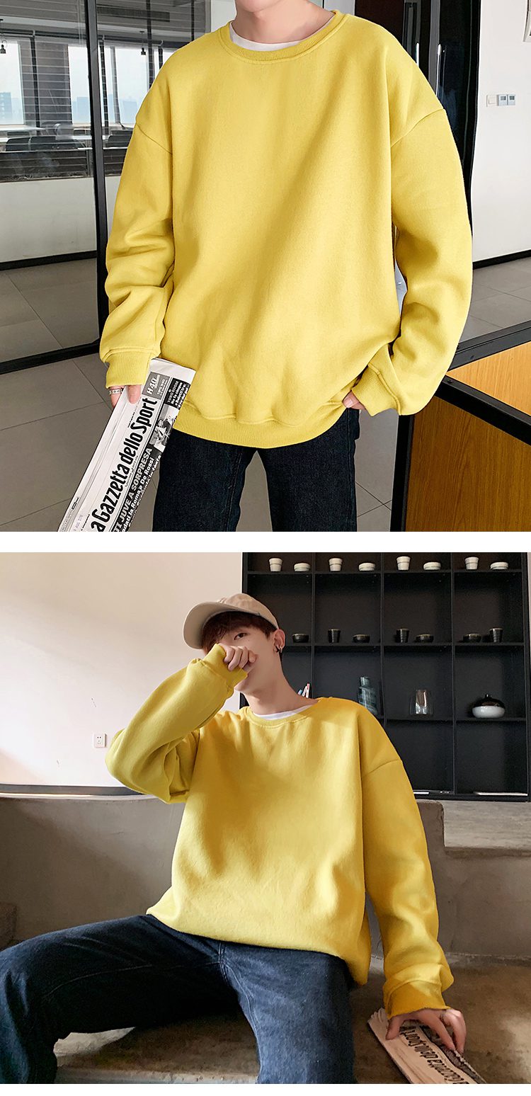 Hoodies Sweatshirts Men Streetwear Solid Pullover Sweatshirt Hoodies Men New 2021 Spring Autumn Sweatshirt Men