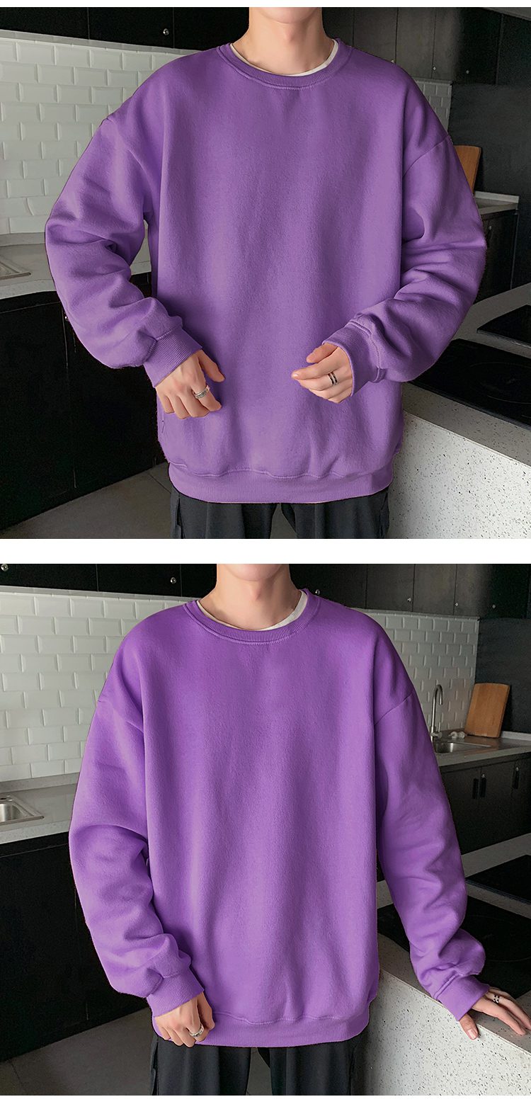 Hoodies Sweatshirts Men Streetwear Solid Pullover Sweatshirt Hoodies Men New 2021 Spring Autumn Sweatshirt Men